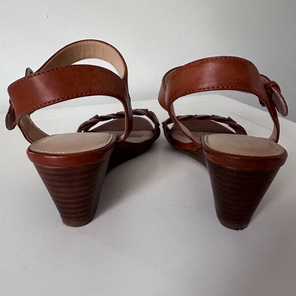 Michael By Michael Shannon Spark - Wedge Heel Ankle Strap Sandal - Picture 8 of 9